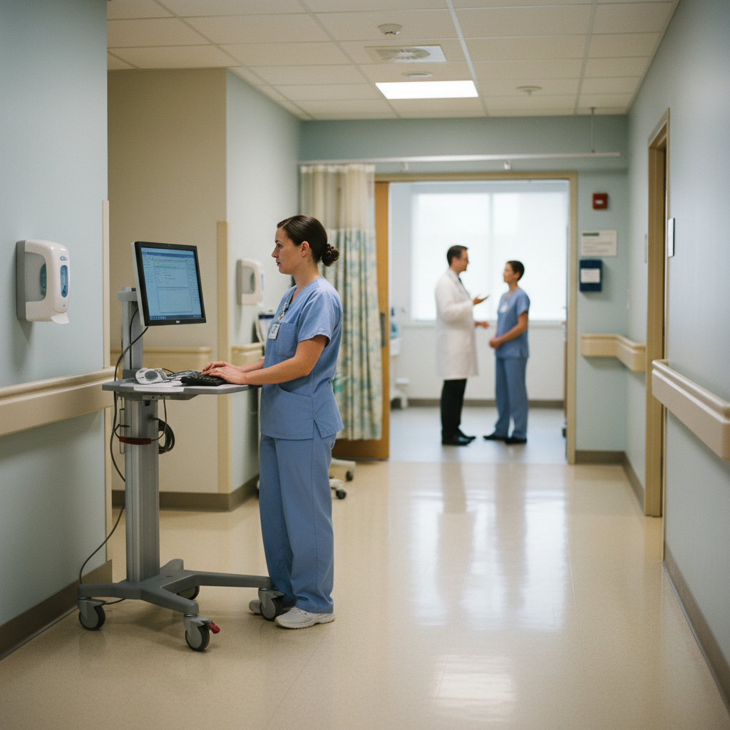Hospital corridor